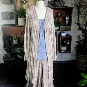 Free People Striped Cardigan Sweater